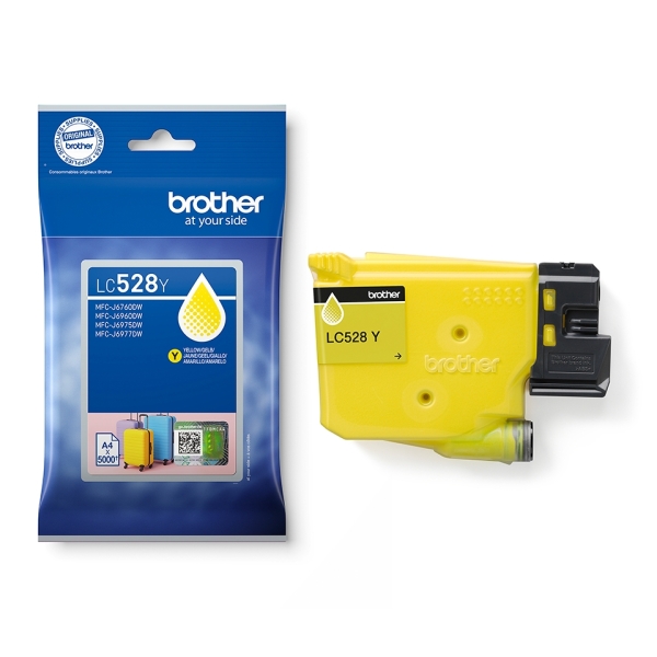 CARTUCHO ORIGINAL Brother LC528 Amarillo Cartucho de Tinta Original - LC528Y