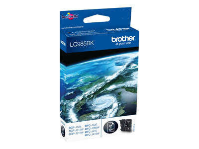 CARTUCHO ORIGINAL Brother LC985 Negro Cartucho de Tinta Original - LC985BKBP