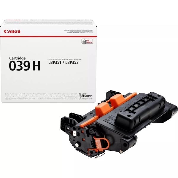 CARTUCHO ORIGINAL Canon 039H Negro Cartucho de Toner Original - 0288C001