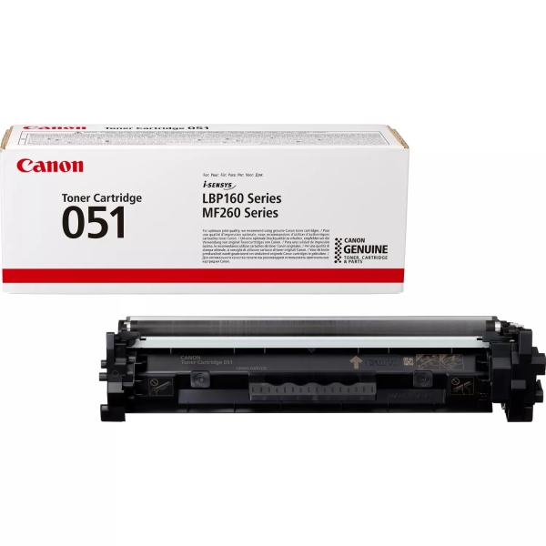 CARTUCHO ORIGINAL Canon 051 Negro Cartucho de Toner Original - 2168C002