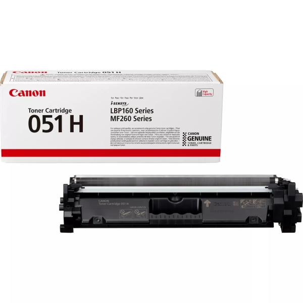 CARTUCHO ORIGINAL Canon 051H Negro Cartucho de Toner Original - 2169C002
