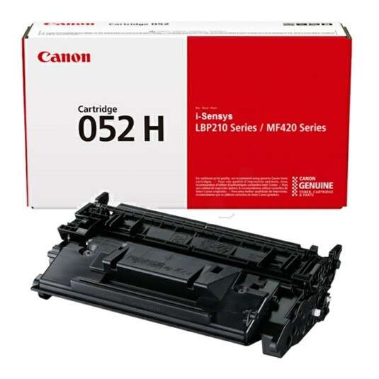CARTUCHO ORIGINAL Canon 052H Negro Cartucho de Toner Original - 2200C002
