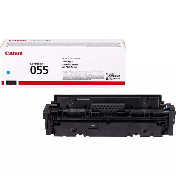 CARTUCHO ORIGINAL Canon 055 Cyan Cartucho de Toner Original - 3015C002