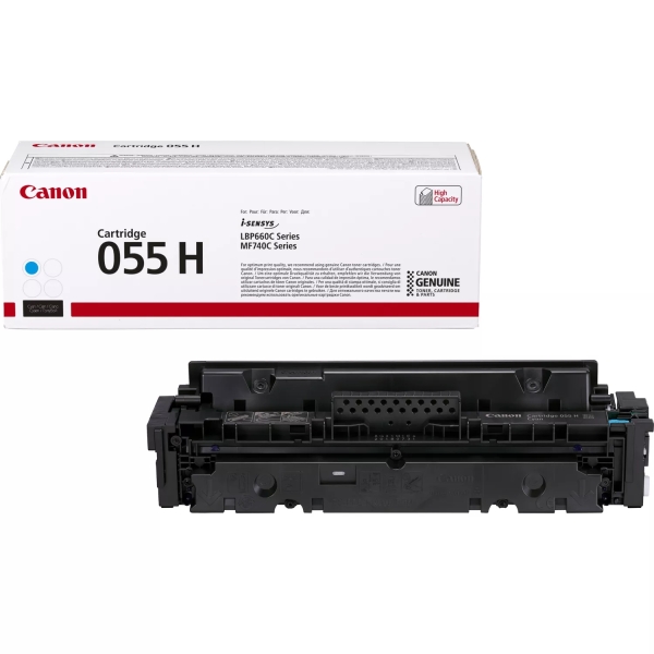 CARTUCHO ORIGINAL Canon 055H Cyan Cartucho de Toner Original - 3019C002