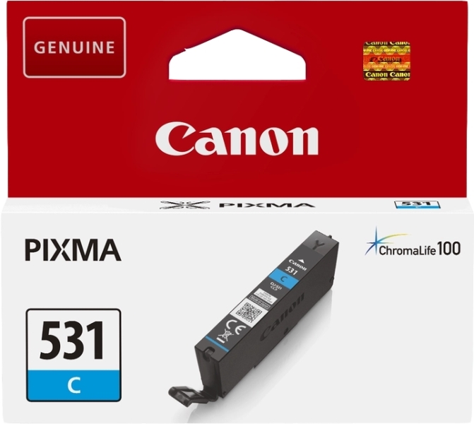 CARTUCHO ORIGINAL Canon CLI531 Cyan Cartucho de Tinta Original - 6119C001/CLI531C