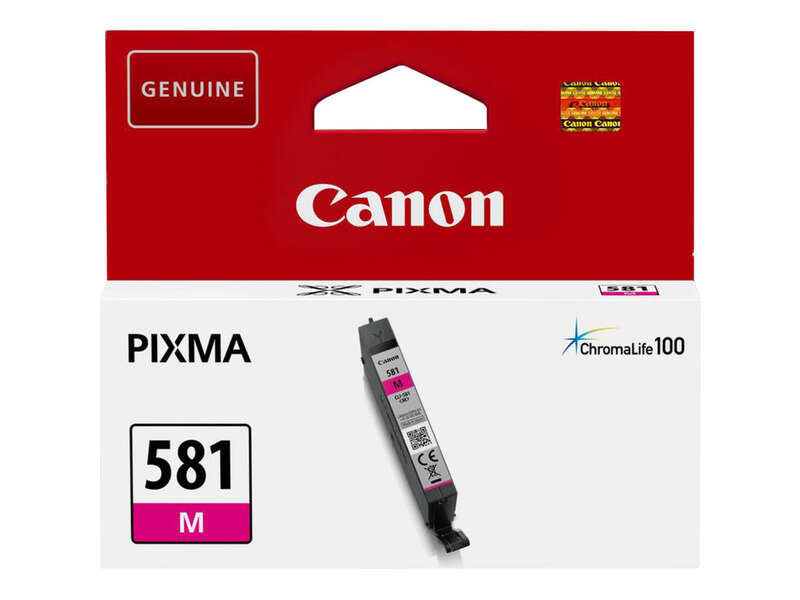 CARTUCHO ORIGINAL Canon CLI581 Magenta Cartucho de Tinta Original - 2104C001