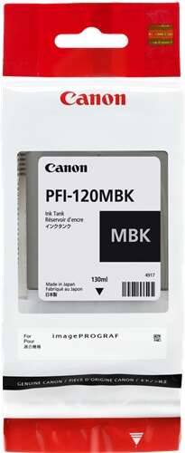 CARTUCHO ORIGINAL Canon PFI120 Negro Mate Cartucho de Tinta Original - 2884C001