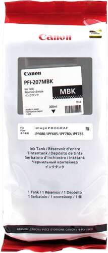 CARTUCHO ORIGINAL Canon PFI207 Negro Mate Cartucho de Tinta Original - PFI207MBK/8788B001