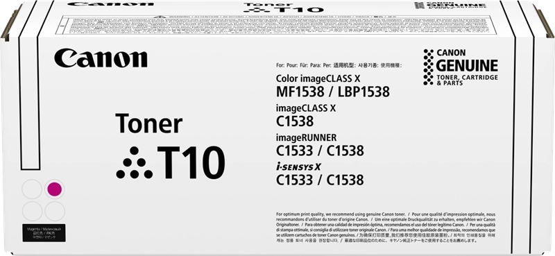 CARTUCHO ORIGINAL Canon T10 Magenta Cartucho de Toner Original - 4564C001