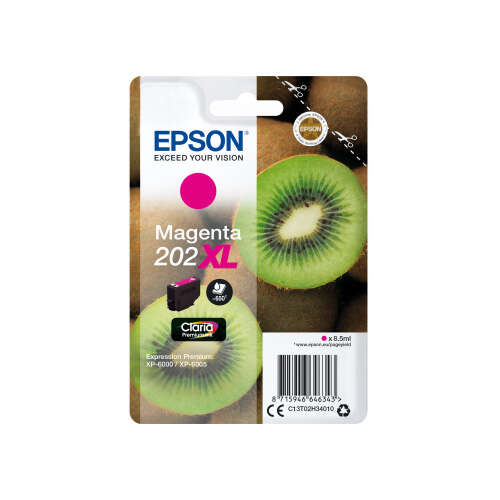 CARTUCHO ORIGINAL Epson 202XL Magenta Cartucho de Tinta Original - C13T02H34010