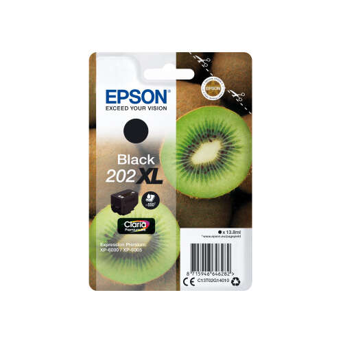 CARTUCHO ORIGINAL Epson 202XL Negro Cartucho de Tinta Original - C13T02G14010