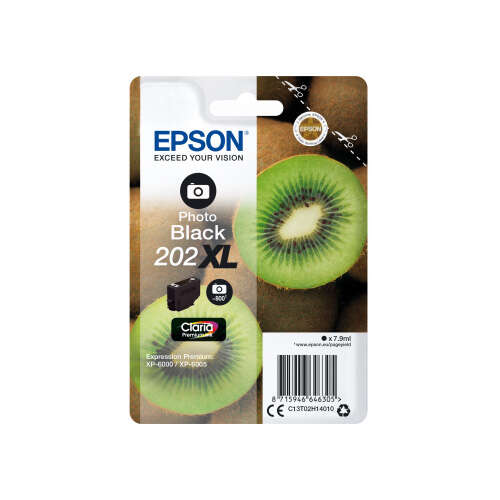 CARTUCHO ORIGINAL Epson 202XL Negro Photo Cartucho de Tinta Original - C13T02H14010