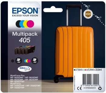 CARTUCHO ORIGINAL Epson 405 Pack de 4 Cartuchos de Tinta Originales - C13T05G64010