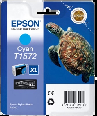 CARTUCHO ORIGINAL Epson T1572 Cyan Cartucho de Tinta Original - C13T15724010