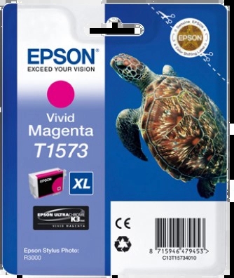 CARTUCHO ORIGINAL Epson T1573 Magenta Cartucho de Tinta Original - C13T15734010