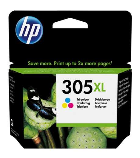 CARTUCHO ORIGINAL HP 305XL Color Cartucho de Tinta Original - 3YM63AE