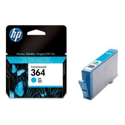 CARTUCHO ORIGINAL HP 364 Cyan Cartucho de Tinta Original - CB318EE
