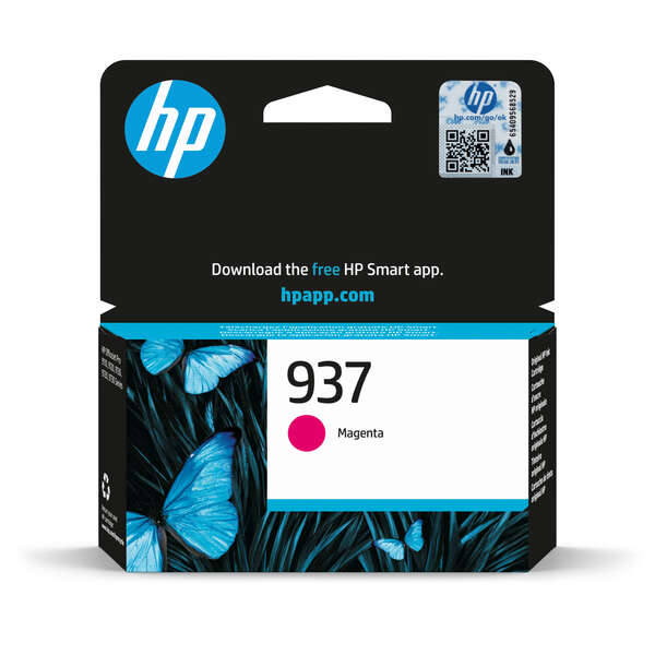 CARTUCHO ORIGINAL HP 937 Magenta Cartucho de Tinta Original - 4S6W3NE
