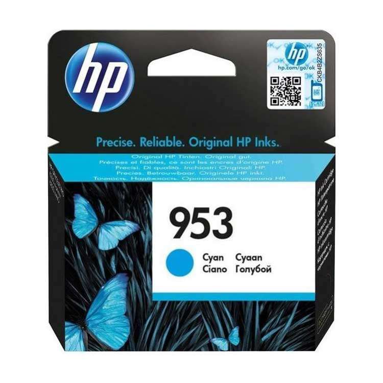 CARTUCHO ORIGINAL HP 953 Cyan Cartucho de Tinta Original - F6U12AE