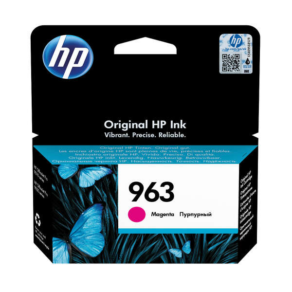 CARTUCHO ORIGINAL HP 963 Magenta Cartucho de Tinta Original - 3JA24AE