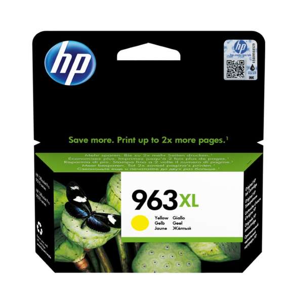 CARTUCHO ORIGINAL HP 963XL Amarillo Cartucho de Tinta Original - 3JA29AE