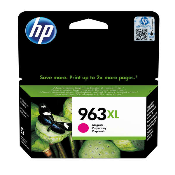 CARTUCHO ORIGINAL HP 963XL Magenta Cartucho de Tinta Original - 3JA28AE