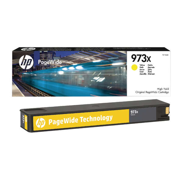 CARTUCHO ORIGINAL HP 973X Amarillo Cartucho de Tinta Original - F6T83AE