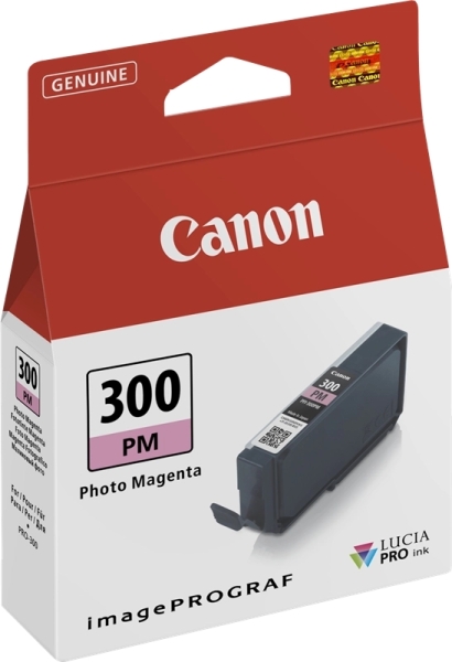 CARTUCHO ORIGINALCanon PFI300 Magenta Photo Cartucho de Tinta Original - 4198C001/PFI300PM
