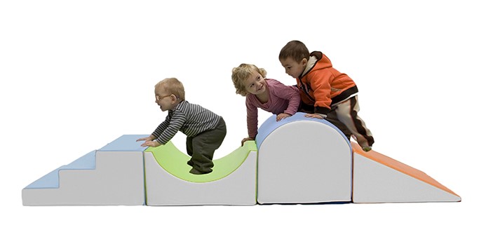 CONJUNTO PSICOMOTRICIDAD MOD: 18 COMPUESTO   DE 4 PIEZAS DIMENSIONES: 235X60X46CM