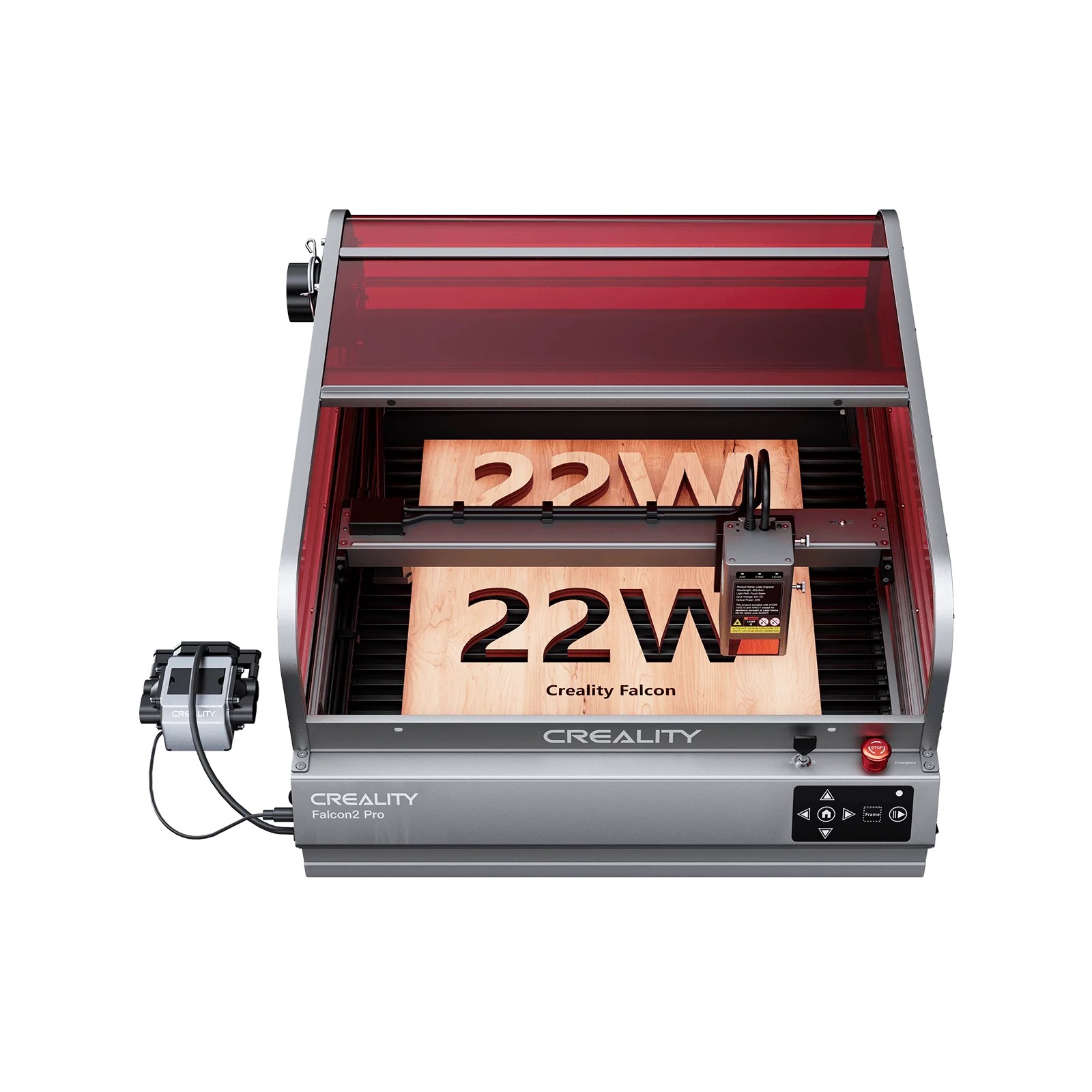 CORTADORA GRABADOR LASER DE 22W FALCON2 PRO / CORTA HASTA 15MM Y ACRILICO HASTA 10MM