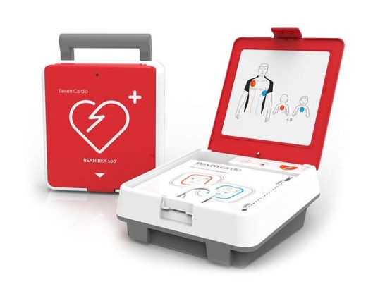 DESFIBRILADOR AUTOMATICO REANIBEX 100 / GUIA DE VOZ MENSAJE DE AUDIO / AVISO CAMBIO DEL ESTADO DE LA BATERIA
