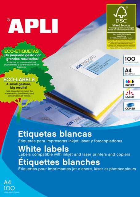 ETIQUETAS ILC APLI 70X37 REF.01273 100H