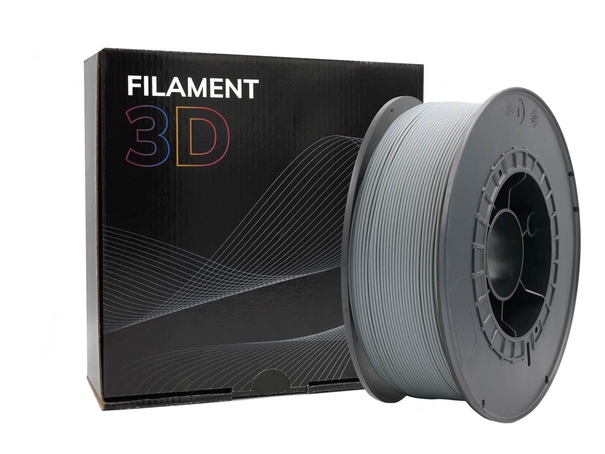 FILAMENTO 3D ***GRIS*** PLA GOLD 1.75MM DE 1 KG
