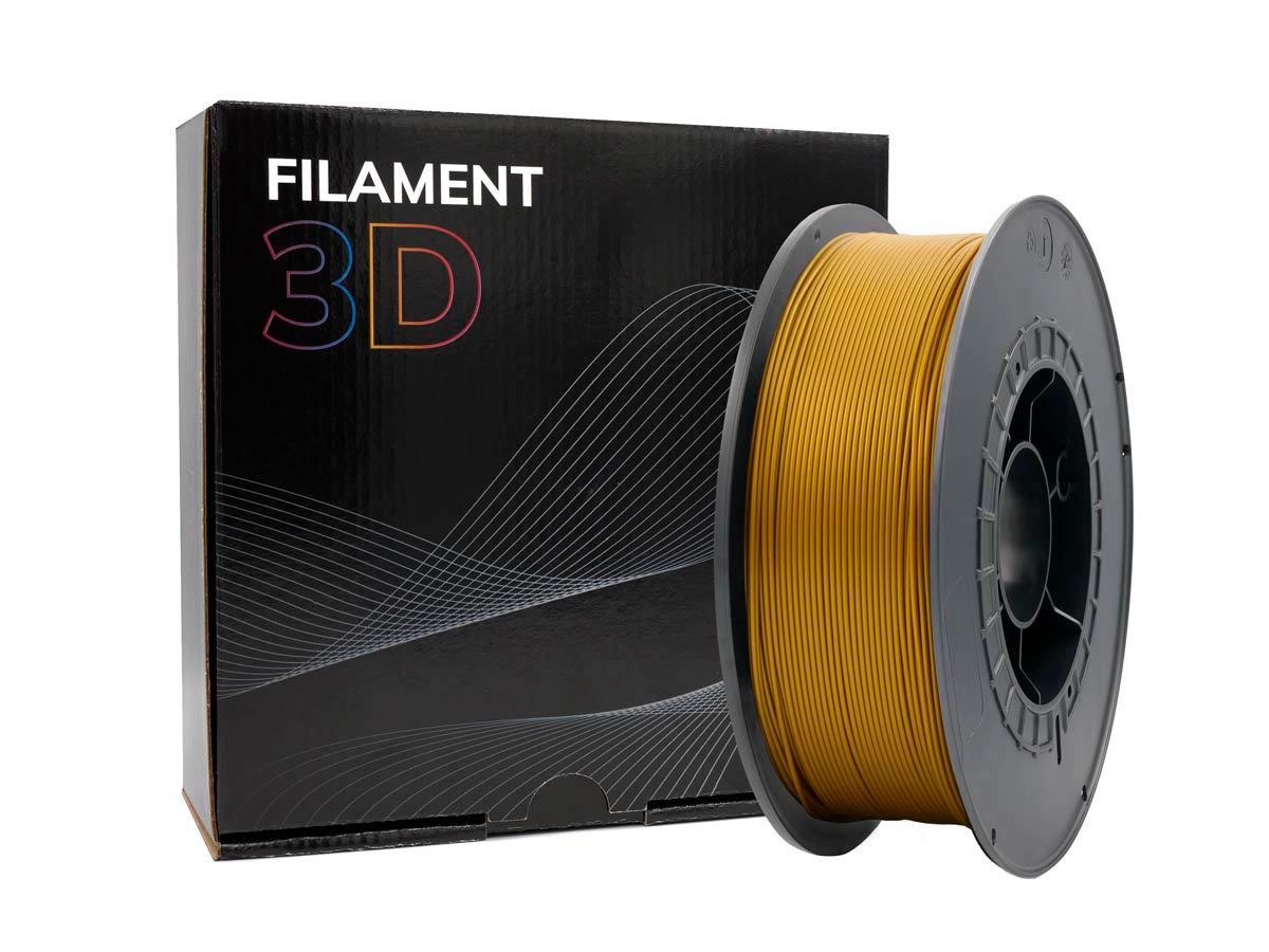 FILAMENTO 3D ***ORO*** PLA GOLD 1.75MM DE 1 KG
