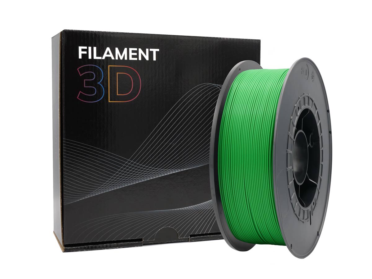 FILAMENTO 3D ***VERDE*** PLA GOLD 1.75MM DE 1 KG
