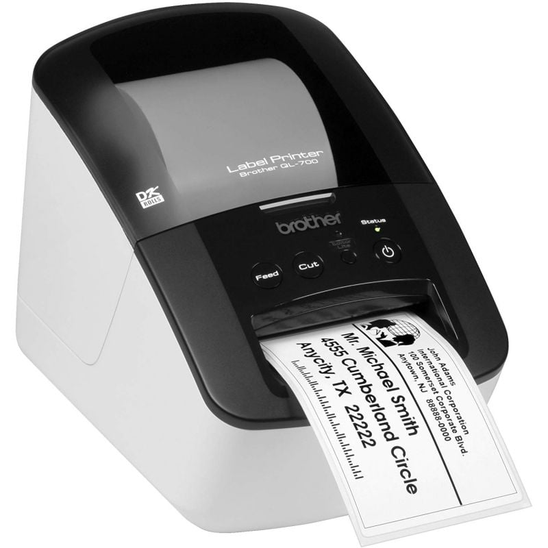 IMPRESORA DE ETIQUETAS TERMICA BROTHER QL-700 ANCHO ETIQUETAS 62MM / USB / IMPRESION NEGRO