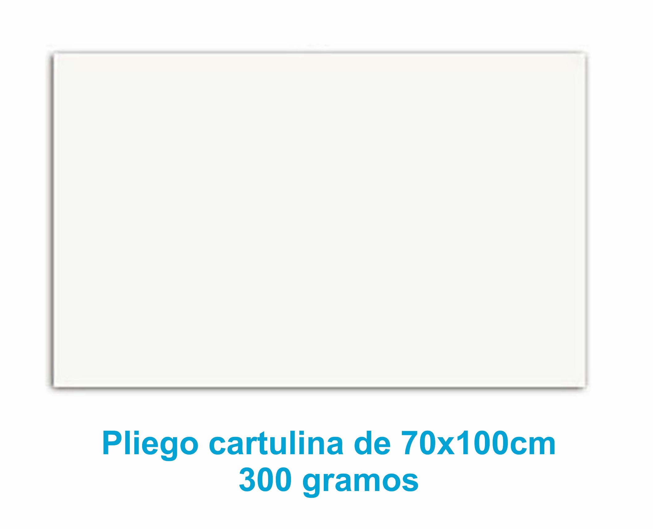 LAMINAS DE CARTULINA PAPEL ***TAMAÑO 70X100CM*** 300 GRAMOS BLANCO