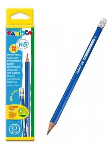 LAPIZ CARIOCA GRAFITO HB ***CON GOMA***  42797