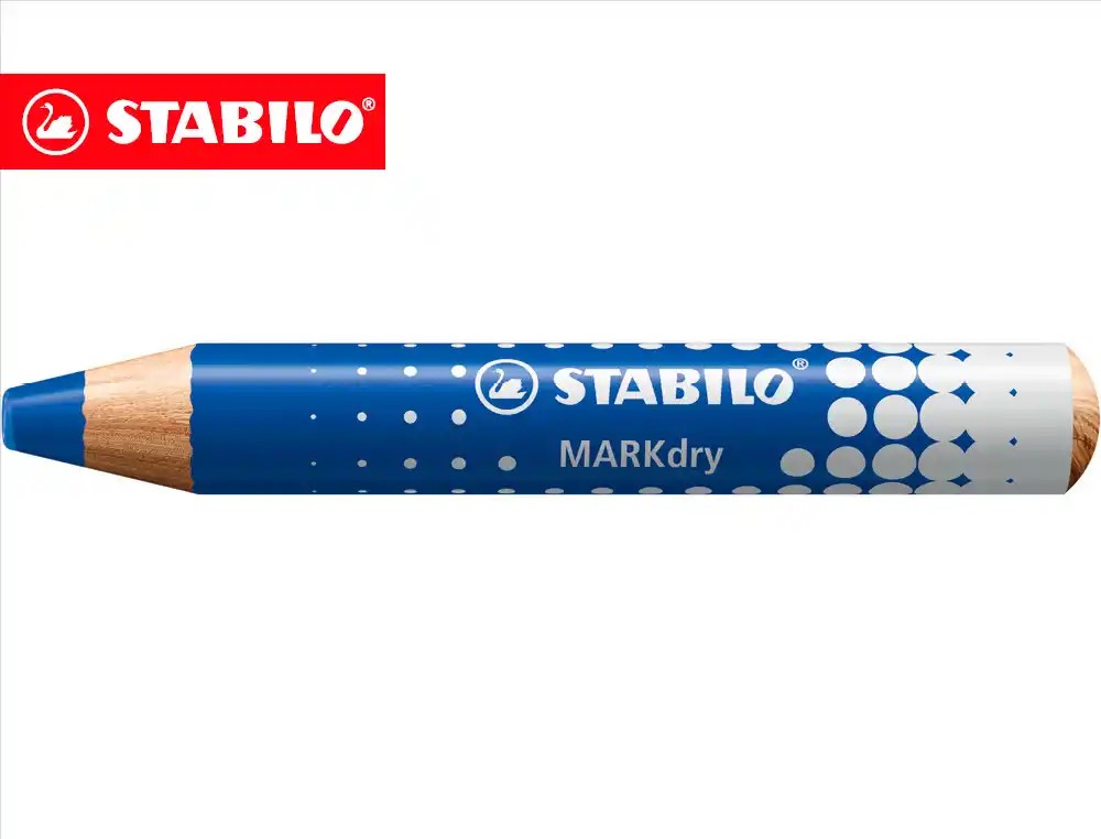 LAPIZ MARCADOR EN SECO STABILO MARKDRY PARA PIZARRA BLANCA ***AZUL*** REF:648/41