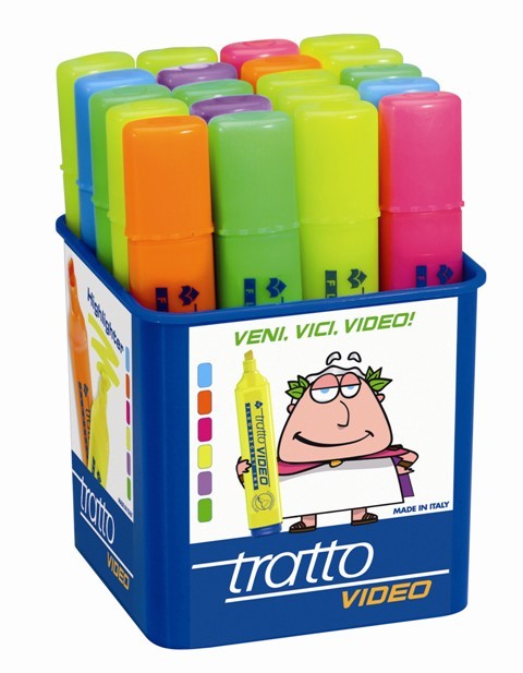 MARCADOR TRATTO VIDEO PACK 20 COLORES SURTIDOS