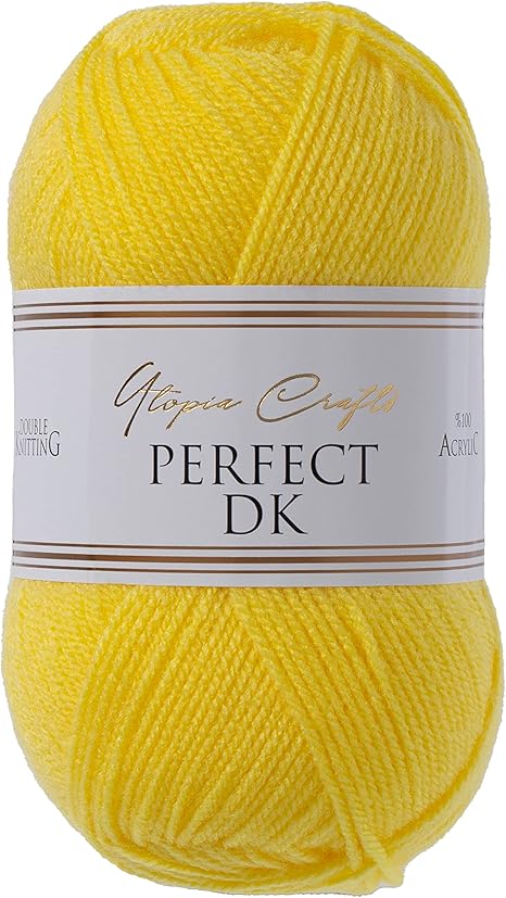 OVILLO LANA ***AMARILLO*** 50 GRAMOS Y 135 METROS IDEAL PARA MANUALIDADES