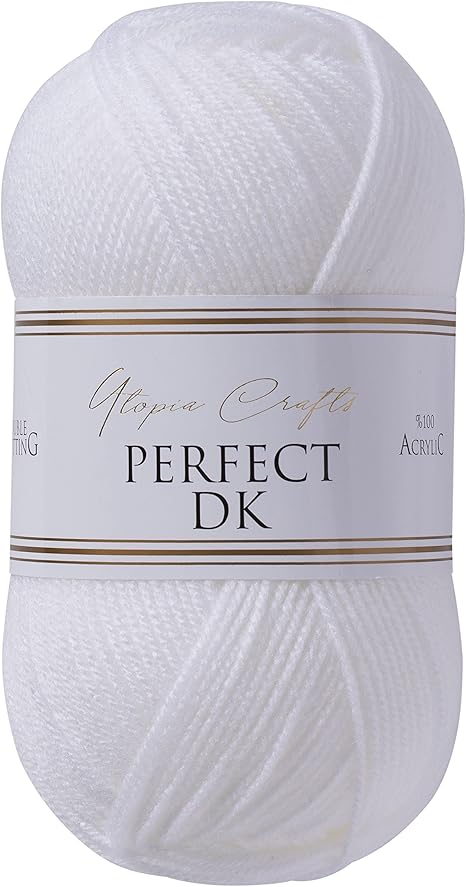 OVILLO LANA ***BLANCO*** 50 GRAMOS Y 135 METROS IDEAL PARA MANUALIDADES