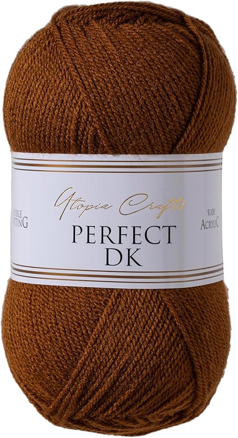 OVILLO LANA ***MARRON*** 50 GRAMOS Y 135 METROS IDEAL PARA MANUALIDADES