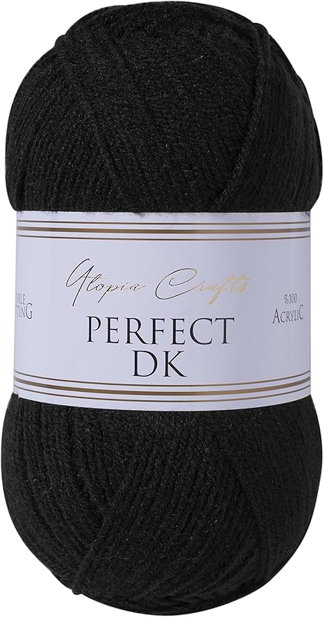 OVILLO LANA ***NEGRO*** 50 GRAMOS Y 135 METROS IDEAL PARA MANUALIDADES