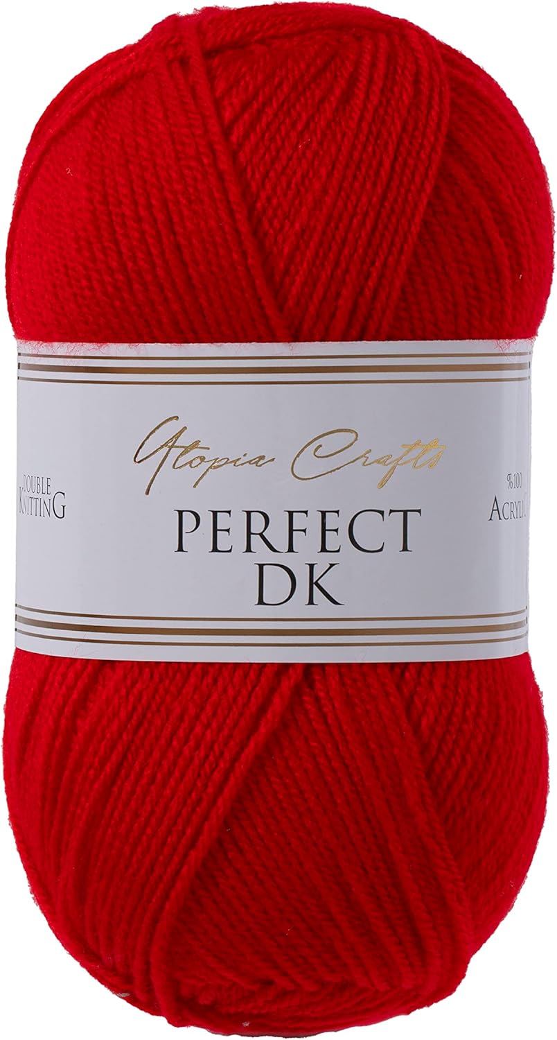 OVILLO LANA ***ROJO*** 50 GRAMOS Y 135 METROS IDEAL PARA MANUALIDADES