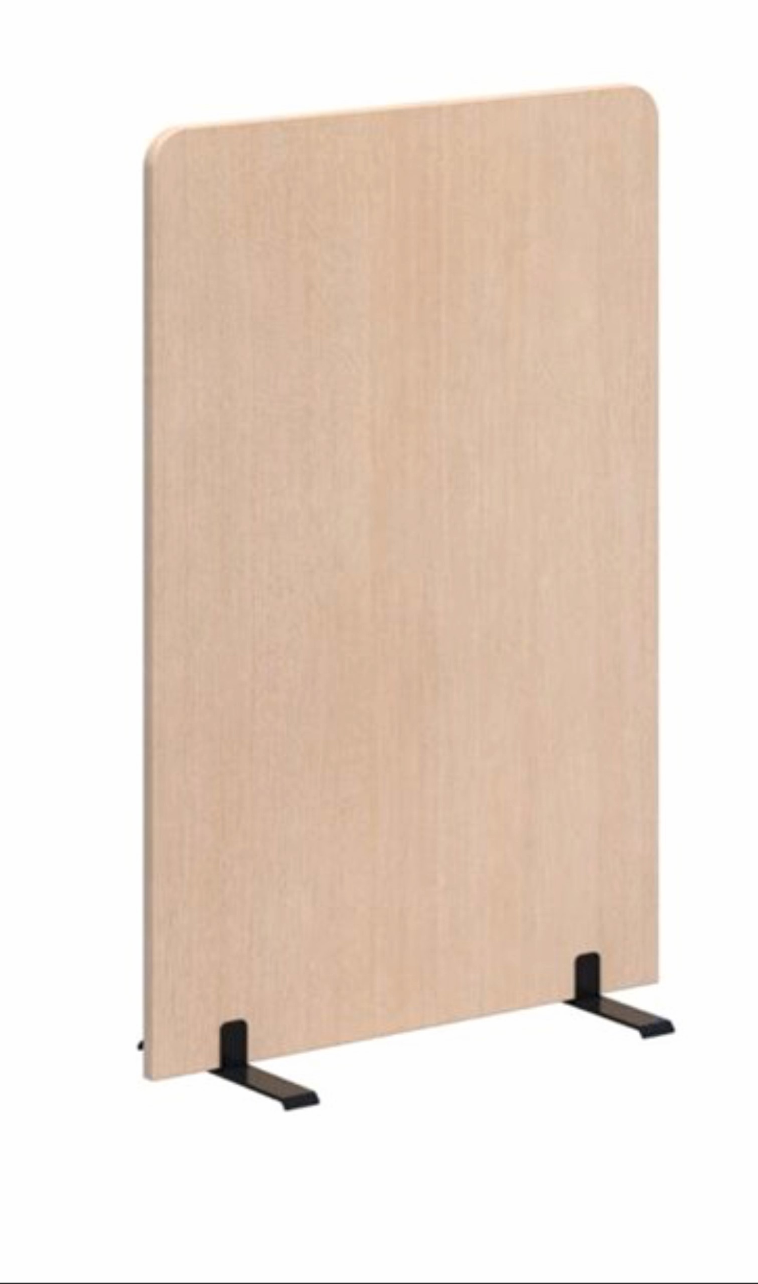 PANEL  BIOMBO DE 100X150CM DE MADERA Y PIES METALICOS