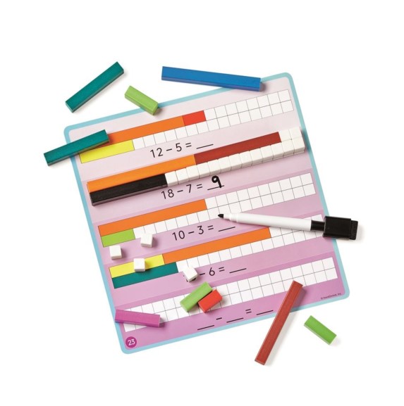 SET ACTIVITY REGLETAS CON 74 REGLETAS Y 15 TARJETAS DE ACITIVADES + GUIA DIDACTICA