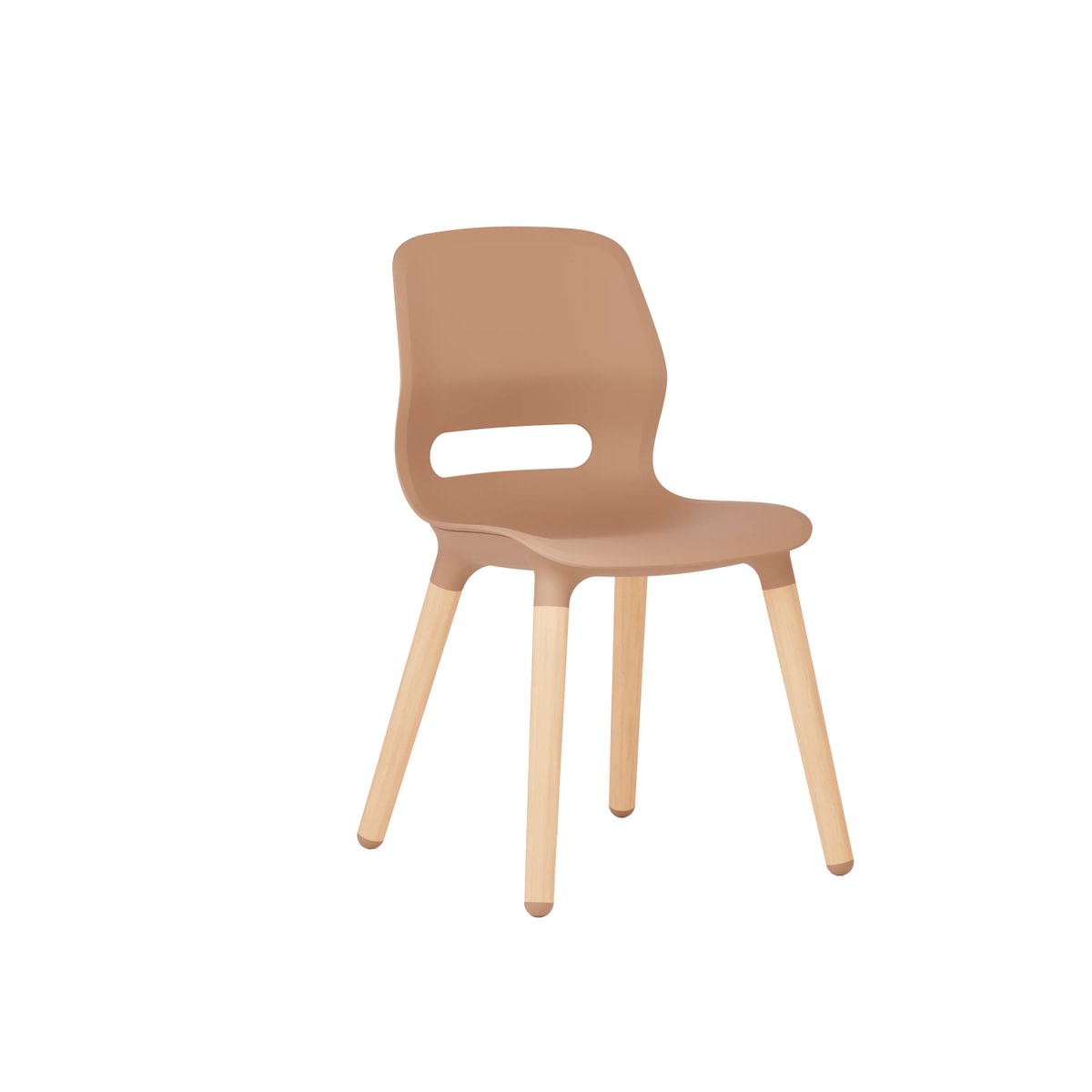 SILLA ESCOLAR JUN WOOD "COLOR TERRACOTA"