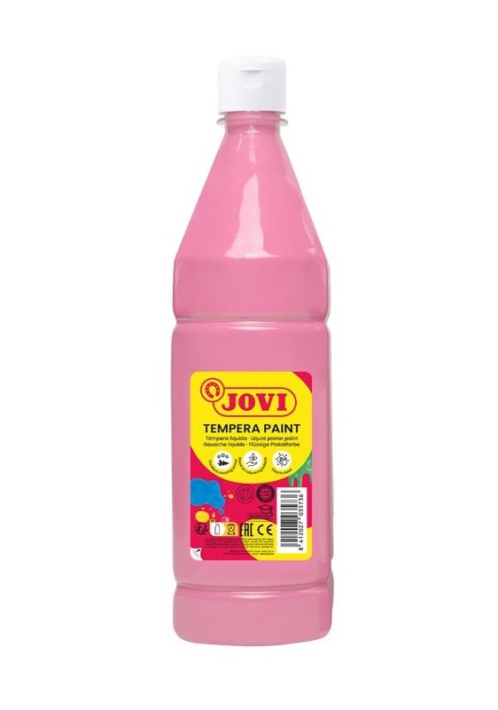 TEMPERA LIQUIDA JOVI ESCOLAR ***BOTELLA DE 1000 ML*** ROSA REF: 51105