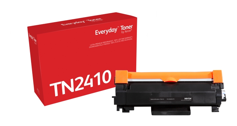 TONER COMPATIBLE Xerox Everyday Brother TN2410 Negro Cartucho de Toner Generico - 006R04791